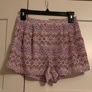 Geometric Print Shorts